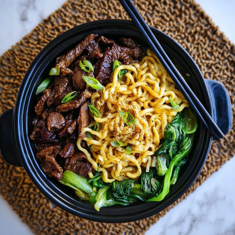 Black Pepper Beef Noodles Recipe