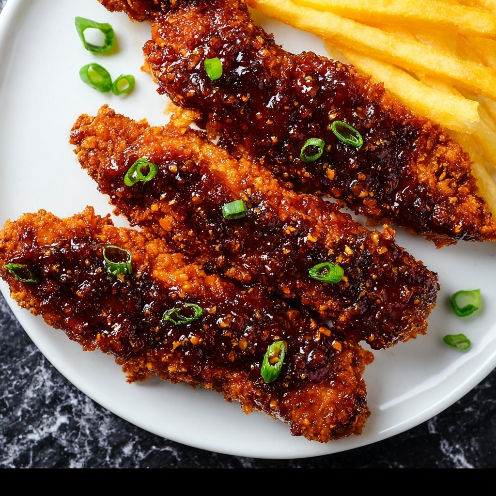 Crispy Honey Butter Chicken Tenders Recipe - Recipe Image