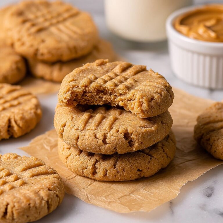 3 Ingredient Peanut Butter Cookies Recipe