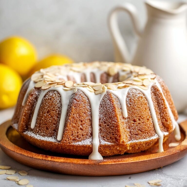 Limoncello Syrup Lemon Bundt Cake Recipe