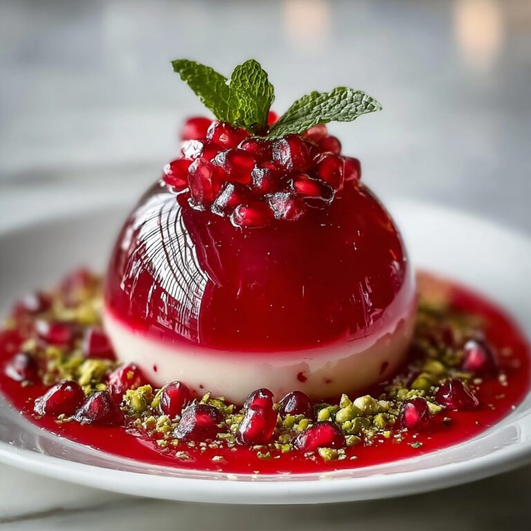 Pomegranate Mousse Dome Recipe