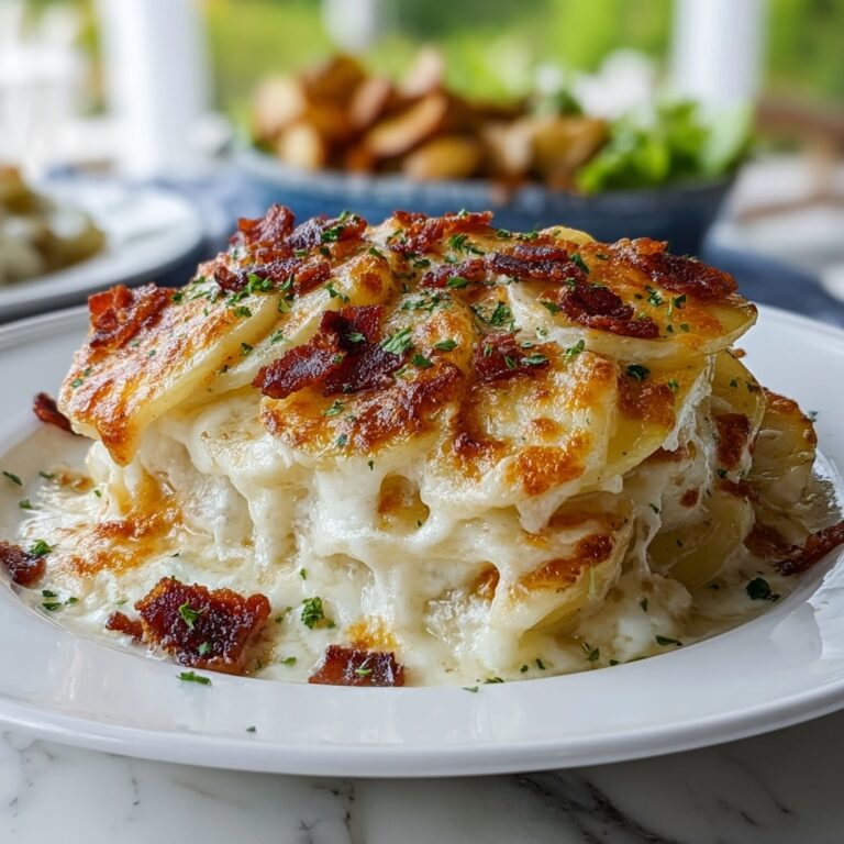 Cheesy Potatoes Au Gratin Recipe