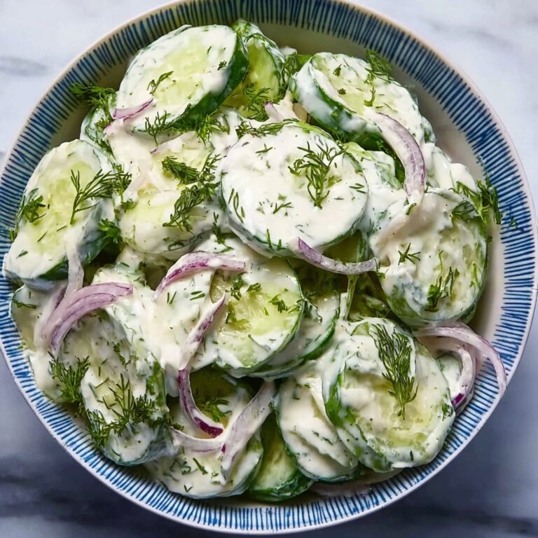 Cool and Creamy Tzatziki Cucumber Salad for Your Cravings Recipe