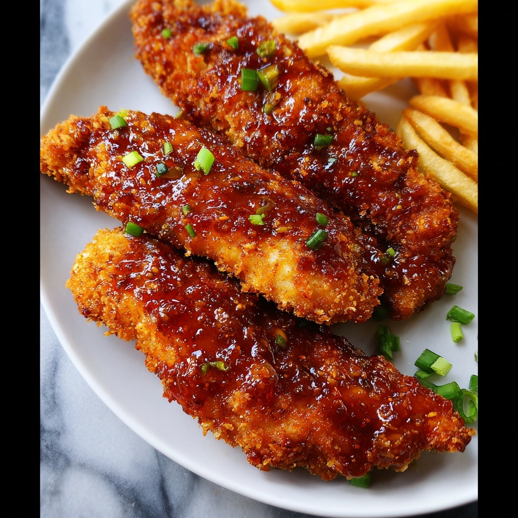 Crispy Honey Butter Chicken Tenders Recipe - Recipe Image