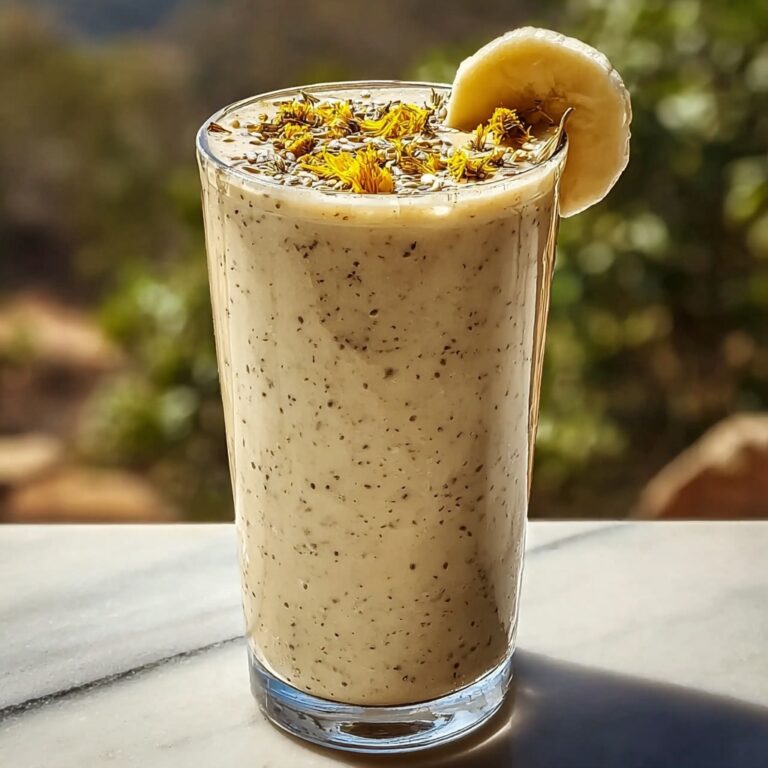 Banana Chamomile Tea Smoothie for a Soothing Sip Recipe