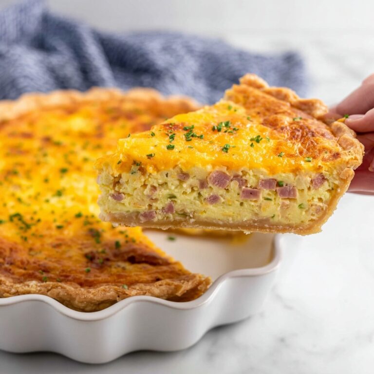 Ham and Cheese Quiche Recipe