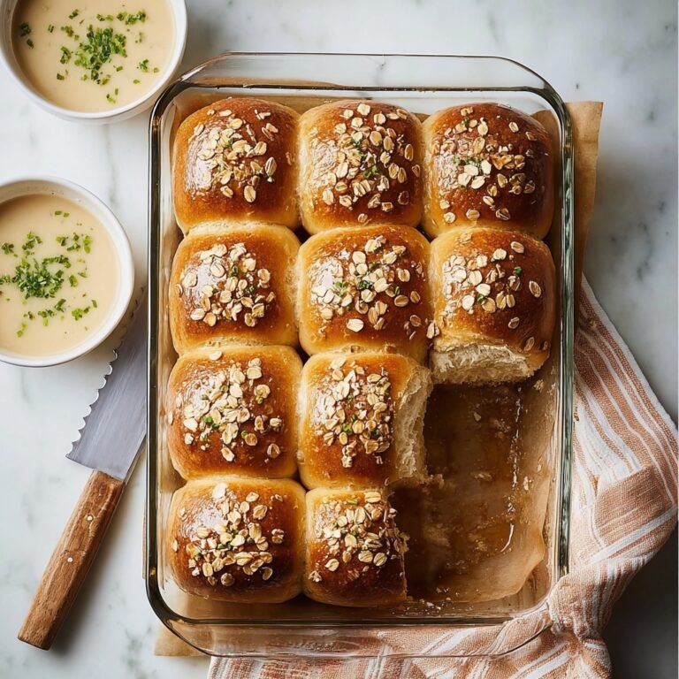 Oatmeal Molasses Dinner Rolls Recipe