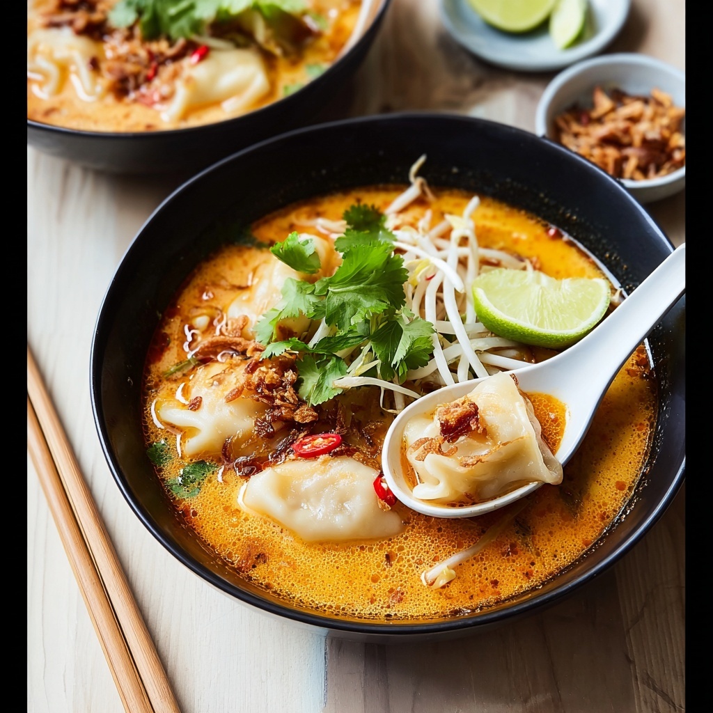 Quick Dumpling Laksa Recipe - Recipe Image