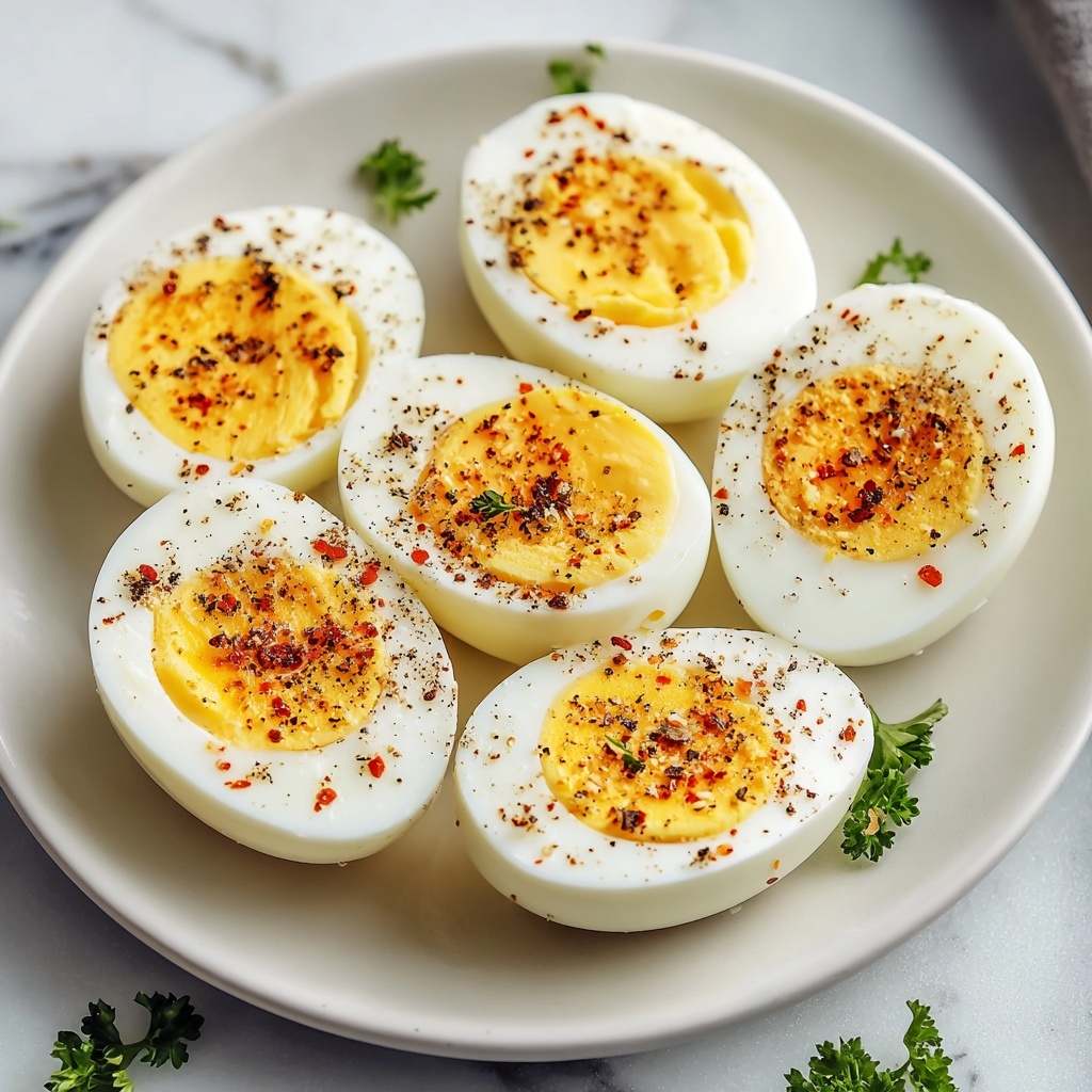 Air Fryer Hard Boiled Eggs Recipe - Recipe Image