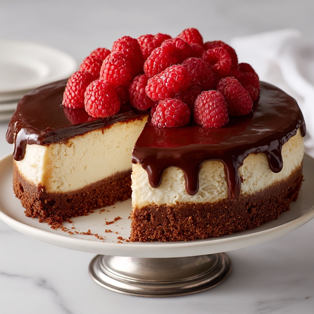 Chocolate Ganache Cheesecake Recipe - Recipe Image