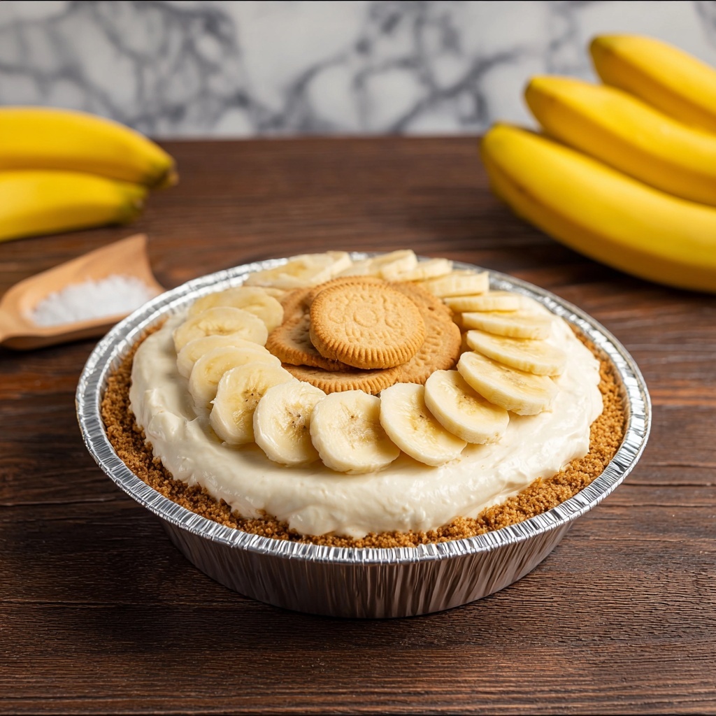 No Bake Banana Pudding Cheesecake Recipe - Recipe Image