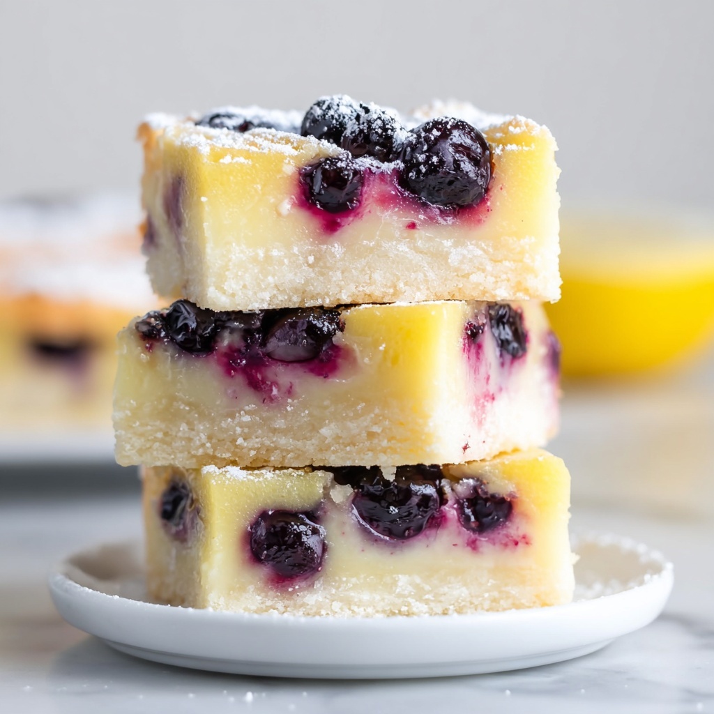 Lemon Blueberry Bars Recipe - Recipe Image