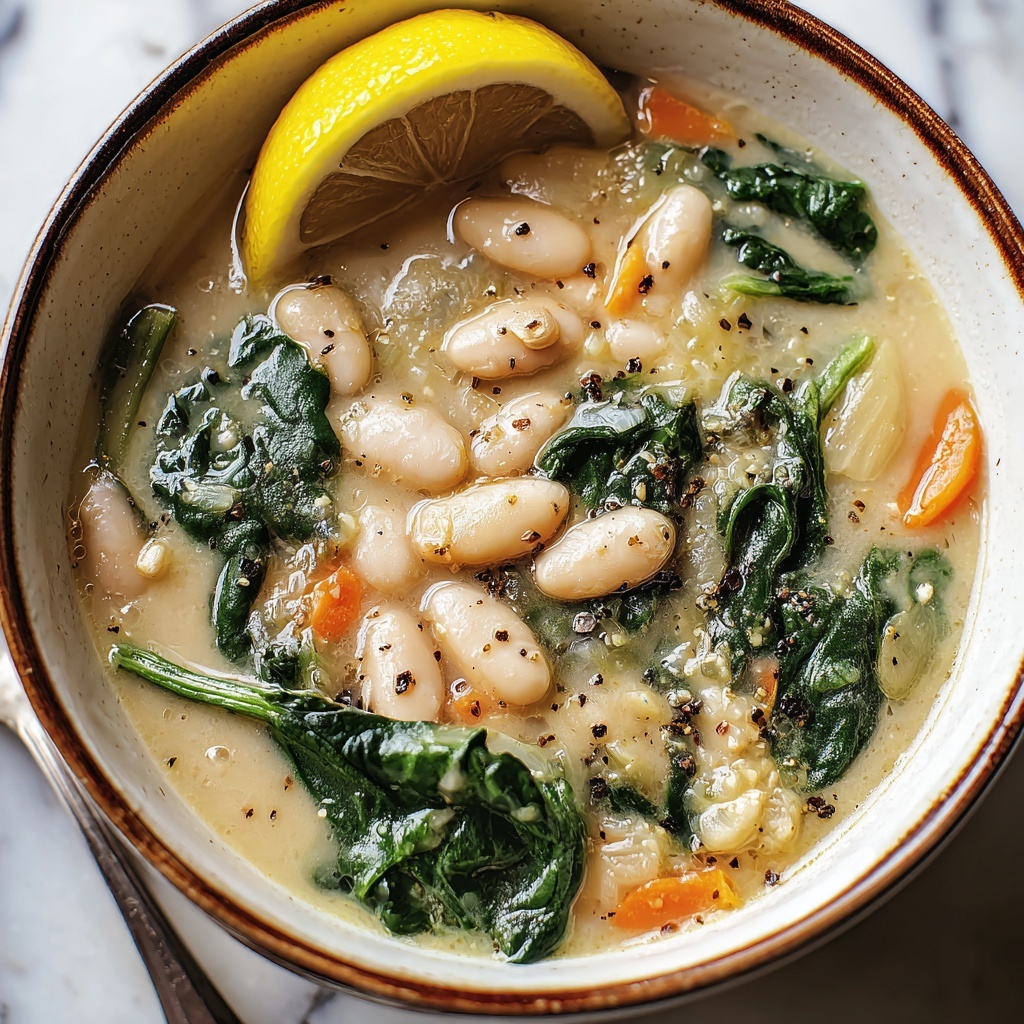 Nourishing White Bean and Lemon Soup Recipe - Recipe Image