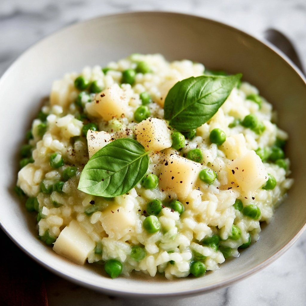 Fresh Pea Risotto Recipe - Recipe Image