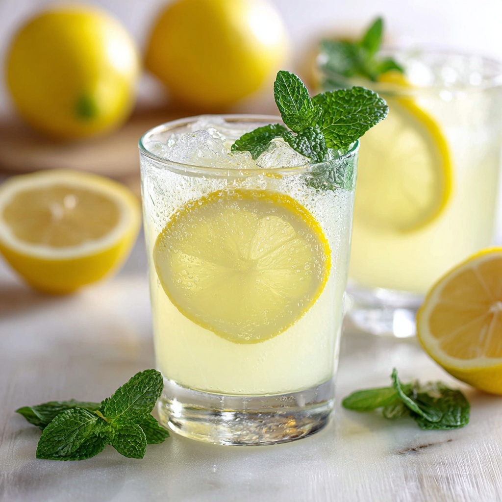 Refreshing Mint Lemonade Recipe - Recipe Image
