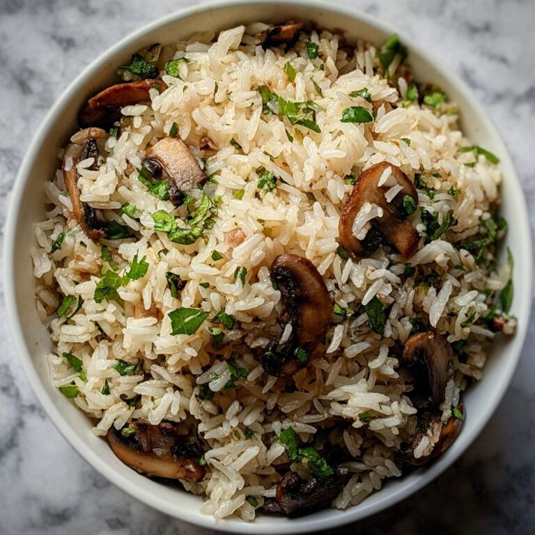 Creamy Mushroom Rice Recipe