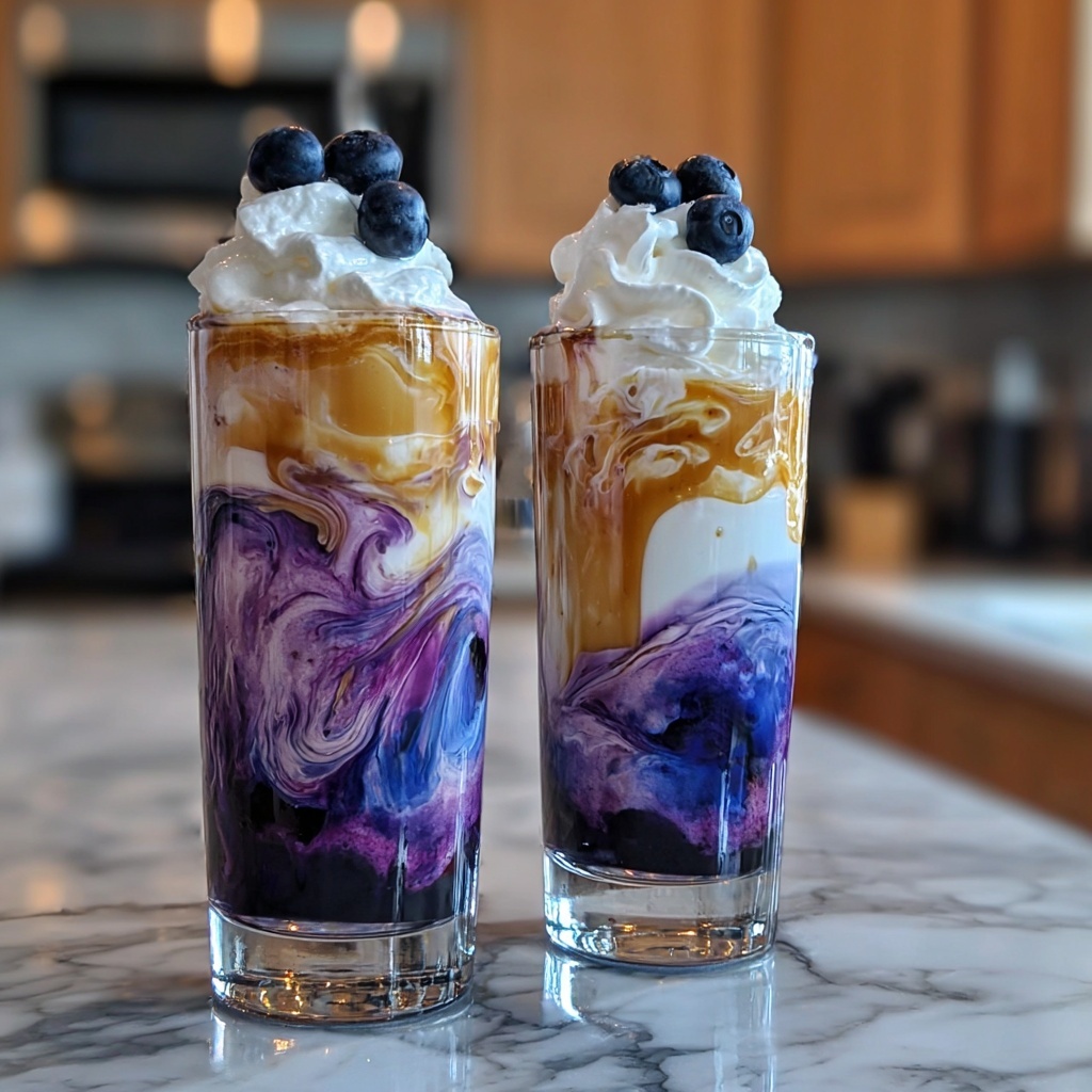 Blueberry Muffin Dirty Soda Recipe - Recipe Image