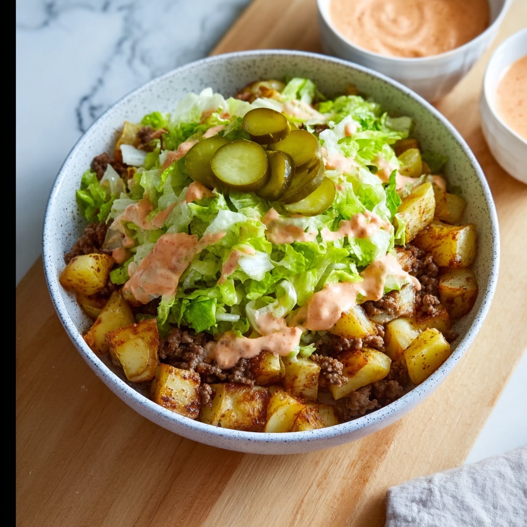 Loaded Potato Big Mac Bowl Recipe - Recipe Image
