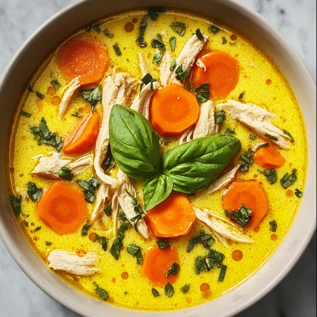 Healing Anti-Inflammatory Turmeric Chicken Soup Recipe - Recipe Image