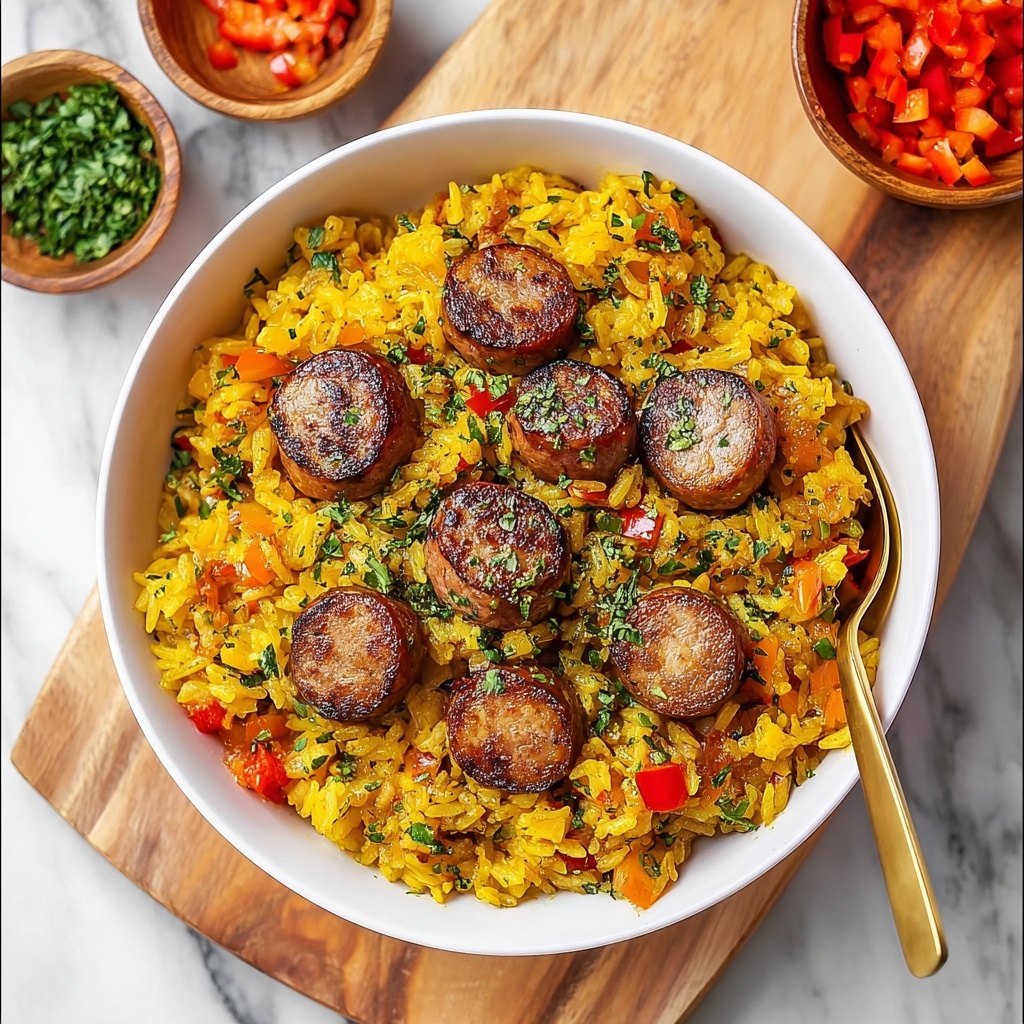 Rice with Smoked Sausage Recipe - Recipe Image