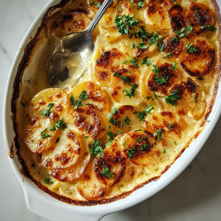 Dad’s Creamy & Cheesy Au Gratin Potatoes Recipe
