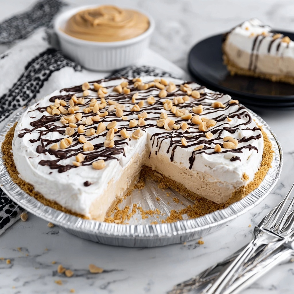 No Bake Peanut Butter Pie Recipe - Recipe Image