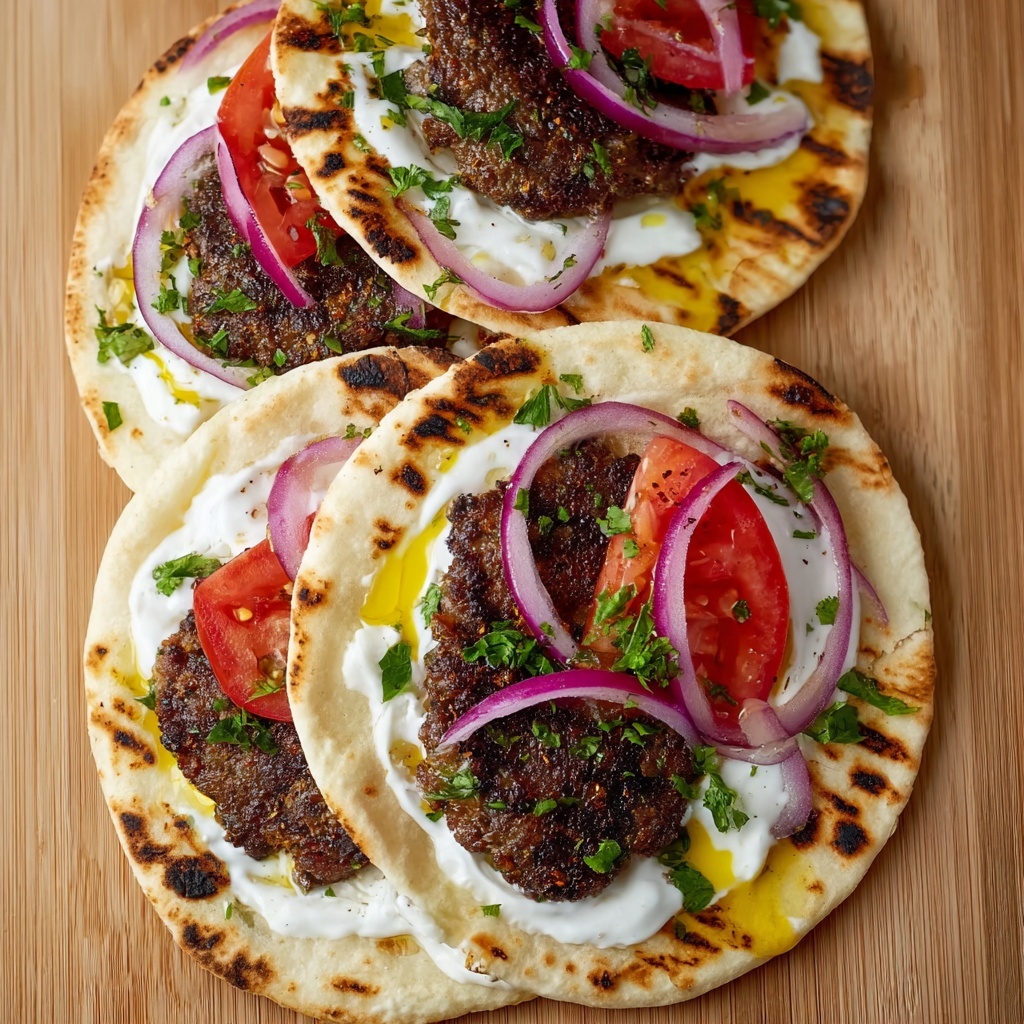 Juicy Oven-Baked Kebabs with Sumac Onions and Garlic Yogurt Recipe - Recipe Image