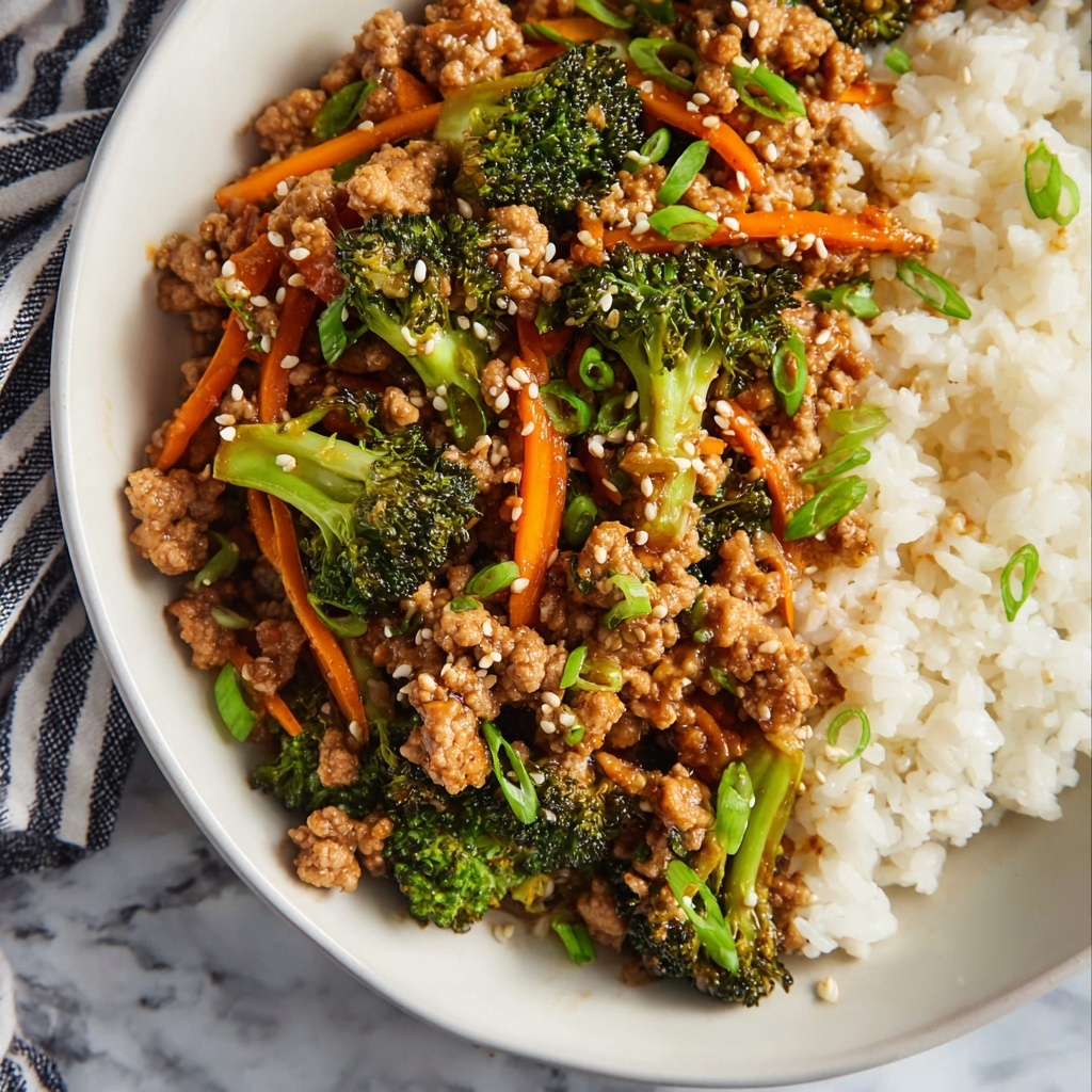 Ground Turkey Teriyaki Stir Fry Recipe - Recipe Image