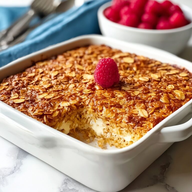 Cinnamon Cottage Cheese Oatmeal Bake for Cozy Mornings Recipe