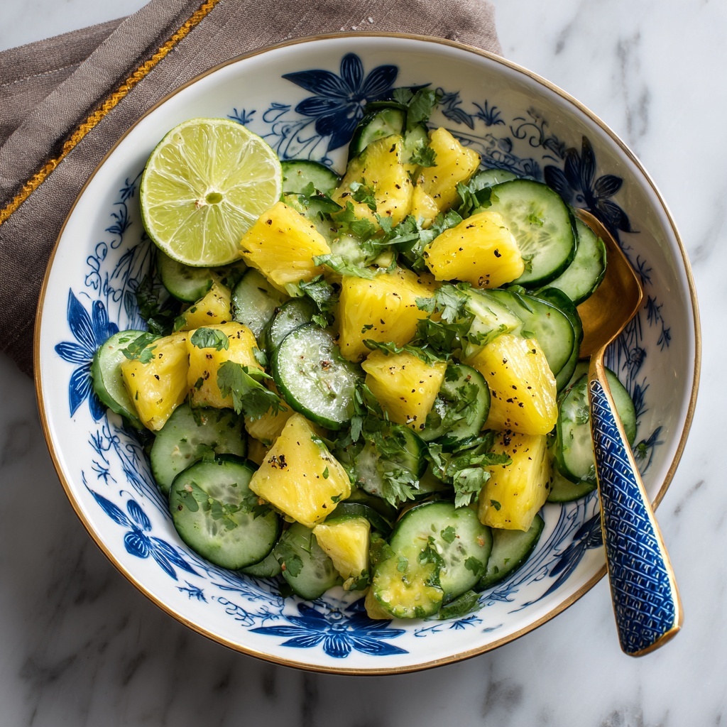 Pineapple Cucumber Salad Recipe - Recipe Image