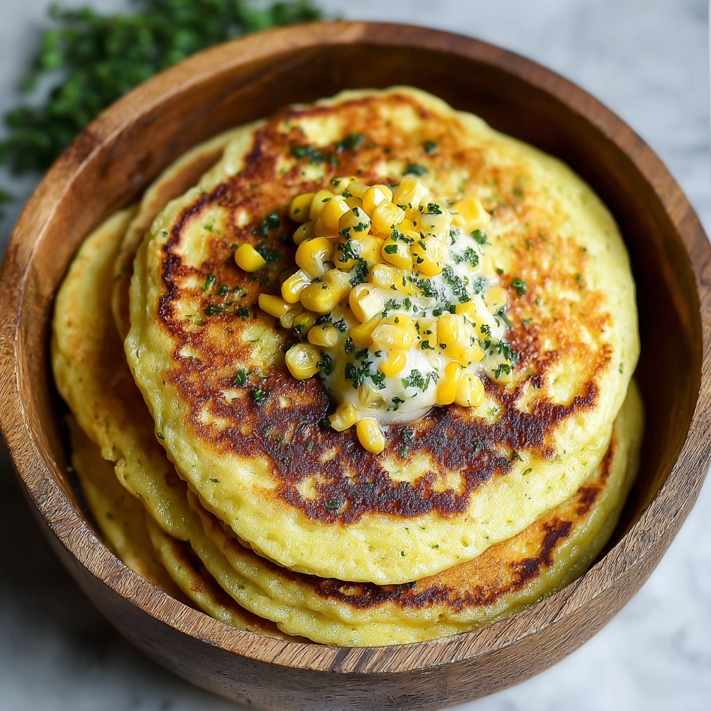 Venezuelan Sweet Corn Cachapas: Melt-in-Your-Mouth Delight Recipe - Recipe Image