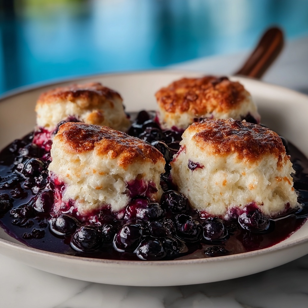 Delicious Blueberry Butter Swim Biscuits Recipe - Recipe Image
