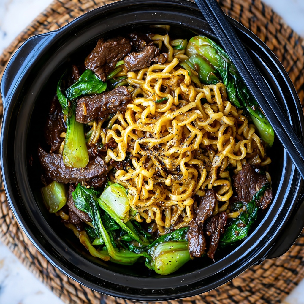 Black Pepper Beef Noodles Recipe - Recipe Image