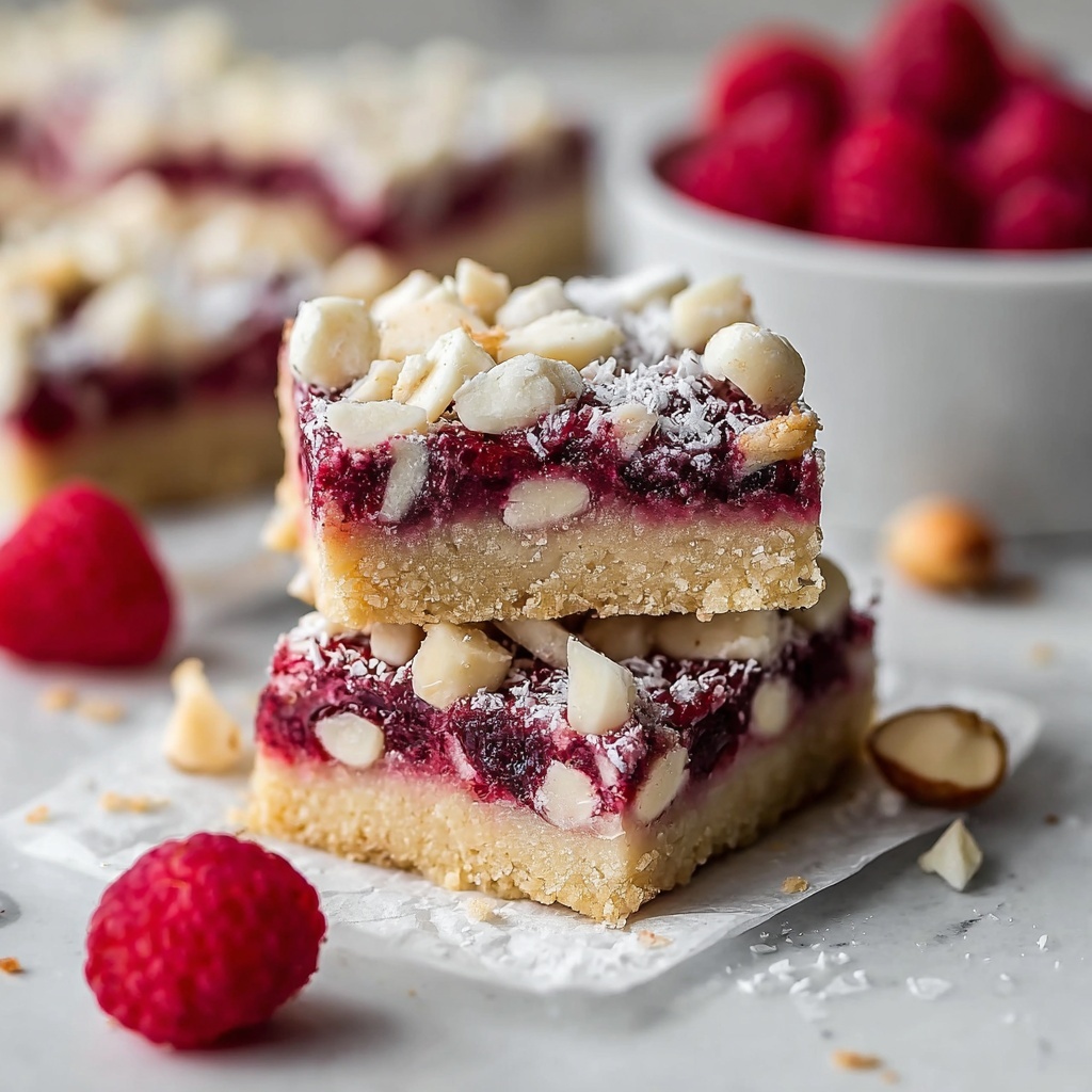 Sugar-Free Raspberry Coconut Bars for Guilt-Free Indulgence Recipe - Recipe Image