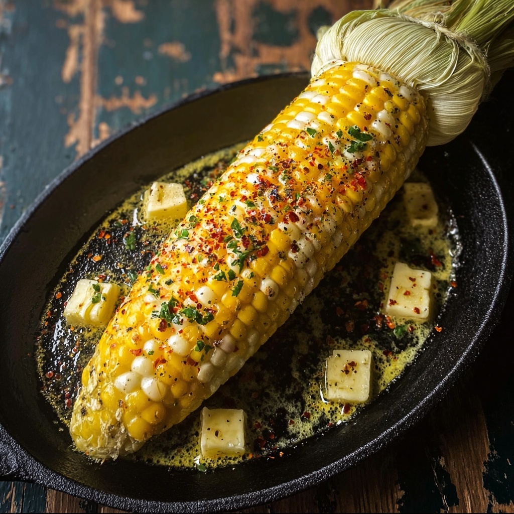 Creamy Cajun Corn on the Cob: A Southern Comfort Classic Recipe - Recipe Image