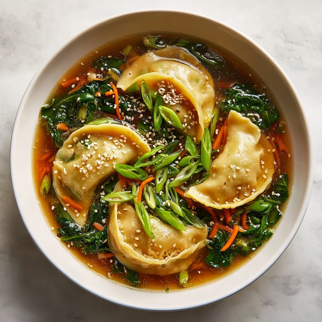 Comforting Beef Potsticker Soup: A Warm and Savory Bowl Recipe - Recipe Image