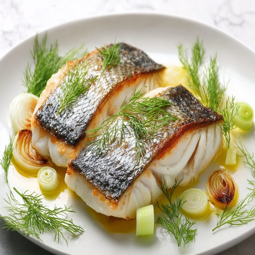 Fennel & Fat-Back Roasted Bass Recipe - Recipe Image
