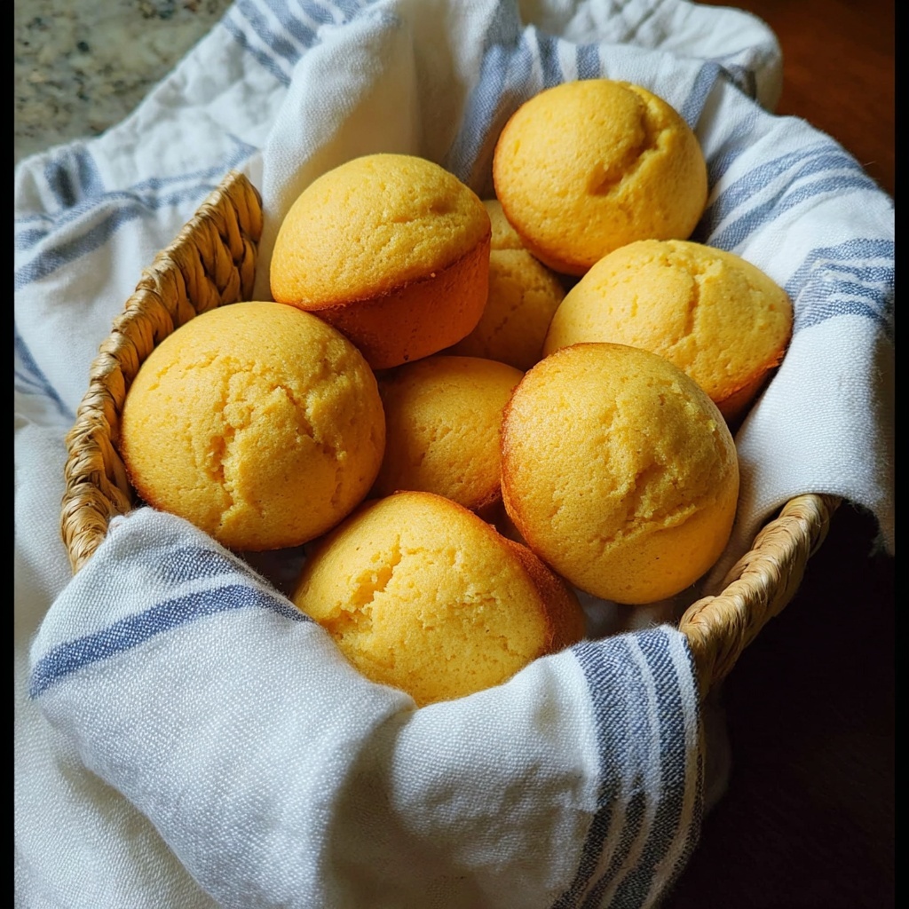 Vegan Cornbread Muffins Recipe - Recipe Image