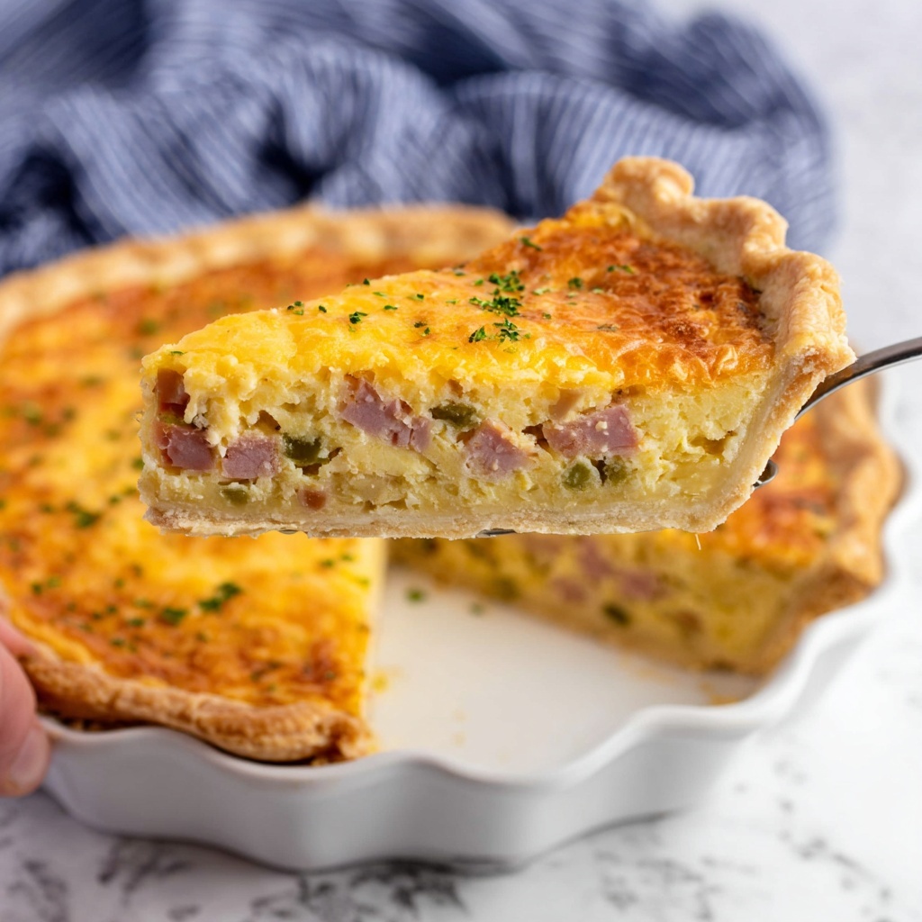 Ham and Cheese Quiche Recipe - Recipe Image