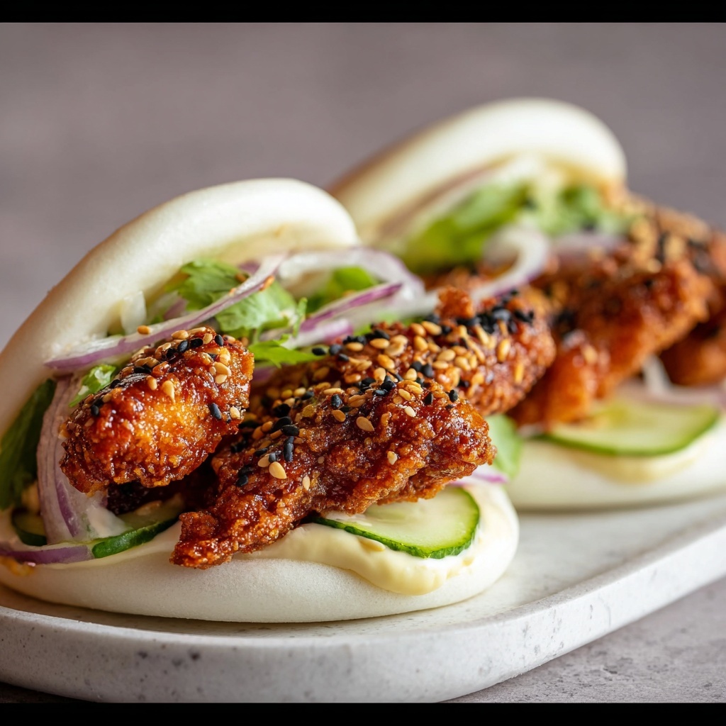 Korean Chicken Bao Recipe - Recipe Image
