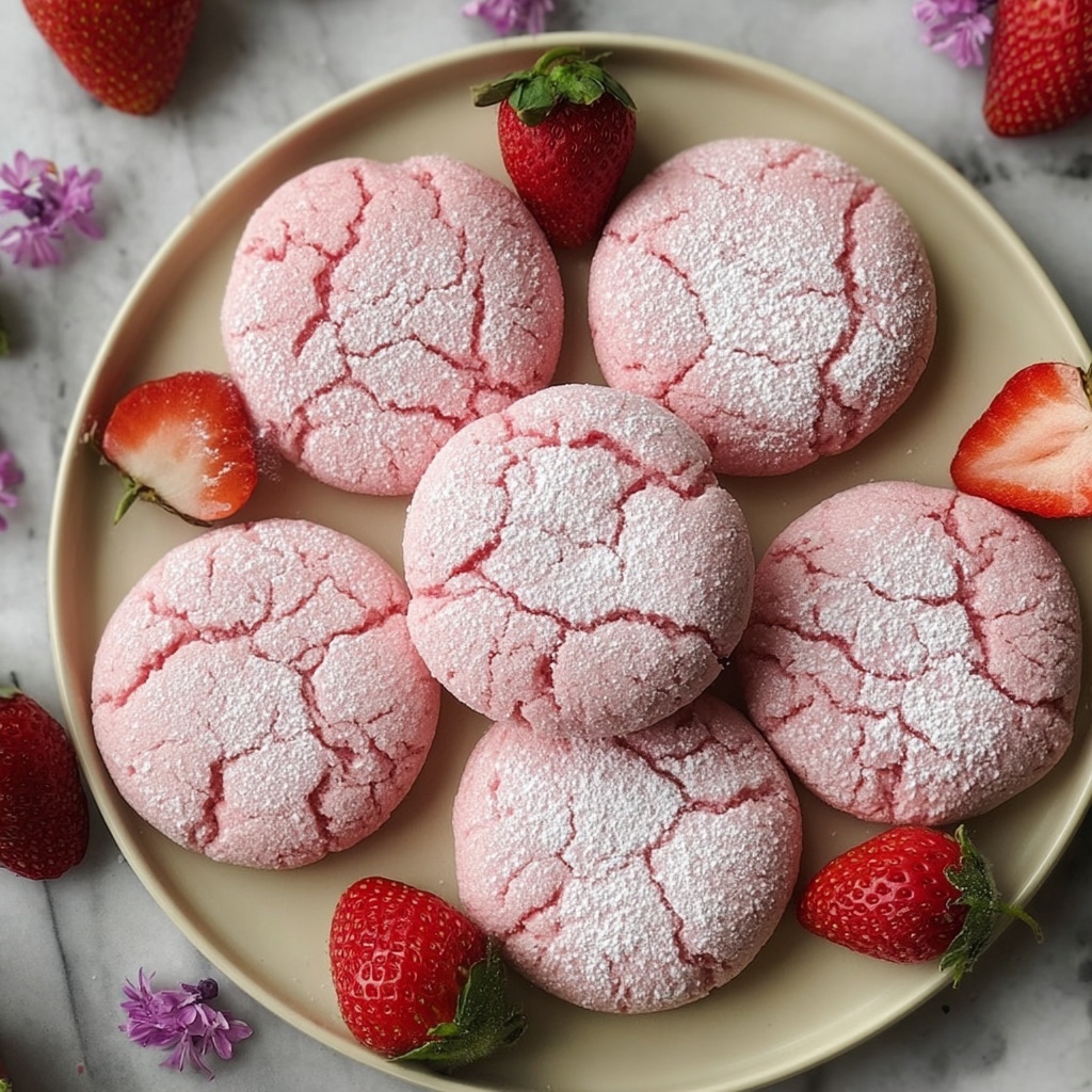 Strawberry Sugar Cookies Recipe - Recipe Image