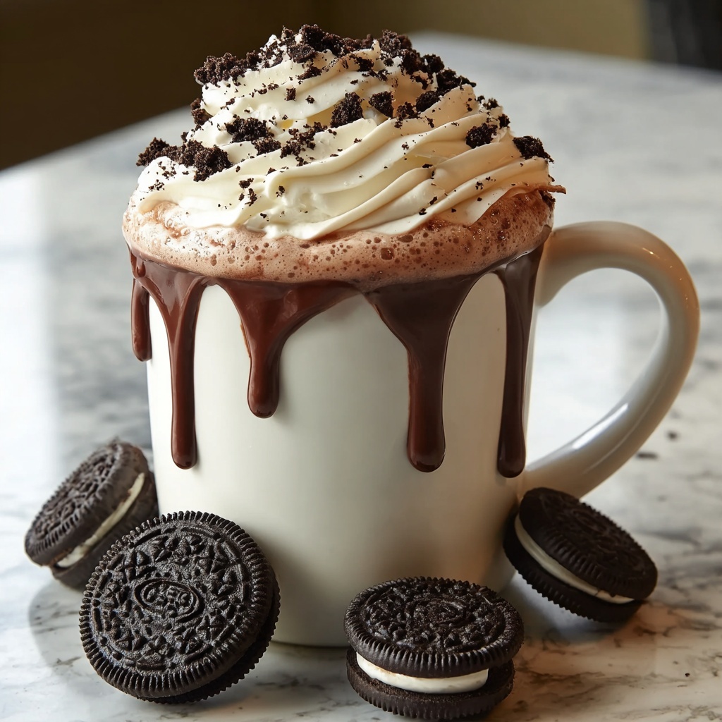 Decadent Oreo Hot Chocolate Recipe for Cozy Nights In Recipe - Recipe Image