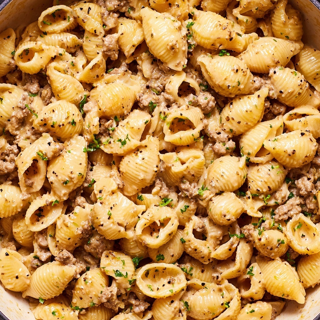 Creamy Ground Beef and Pasta Recipe - Recipe Image