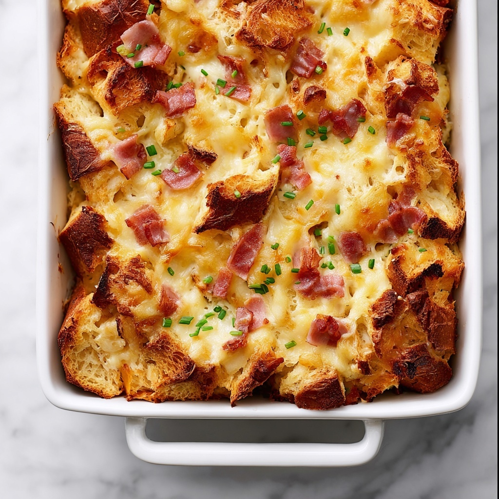 Bacon, Egg and Cheese Croissant Bake Recipe - Recipe Image