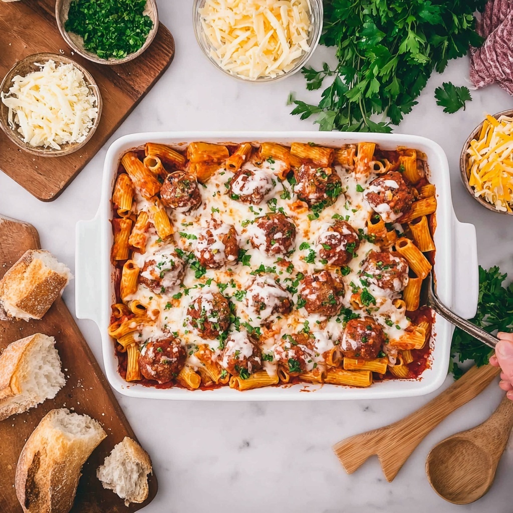 Meatball Casserole Recipe - Recipe Image