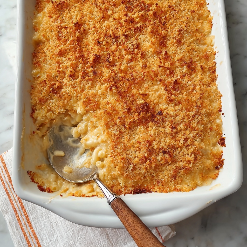 Baked Mac and Cheese with Cheez-It Crust Recipe - Recipe Image