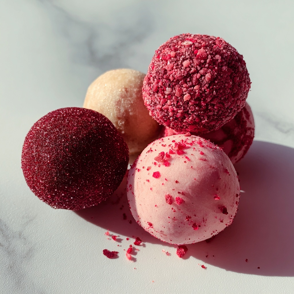 Healthy Strawberry Protein Balls Recipe - Recipe Image