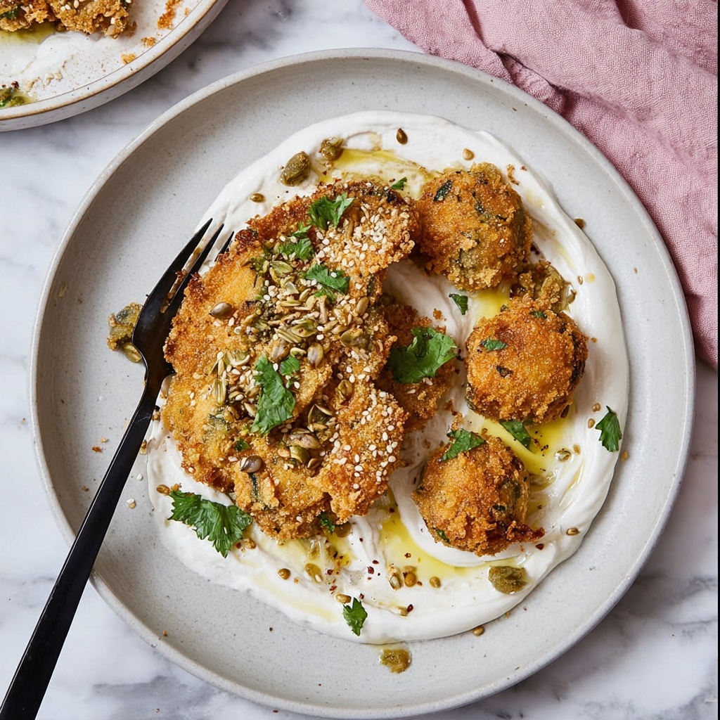 Dukkah-Crusted Fried Cauliflower Steaks Recipe - Recipe Image