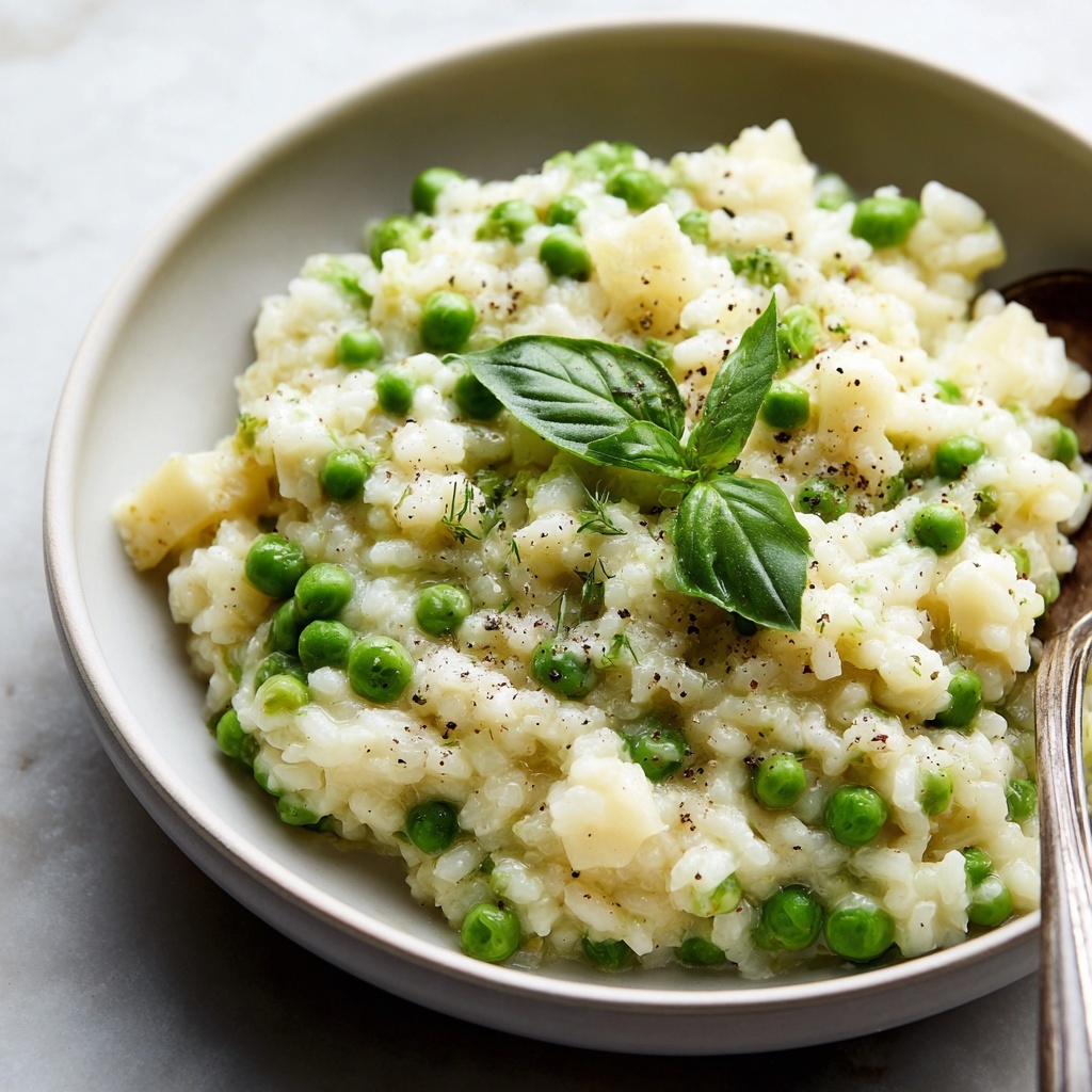 Fresh Pea Risotto Recipe - Recipe Image