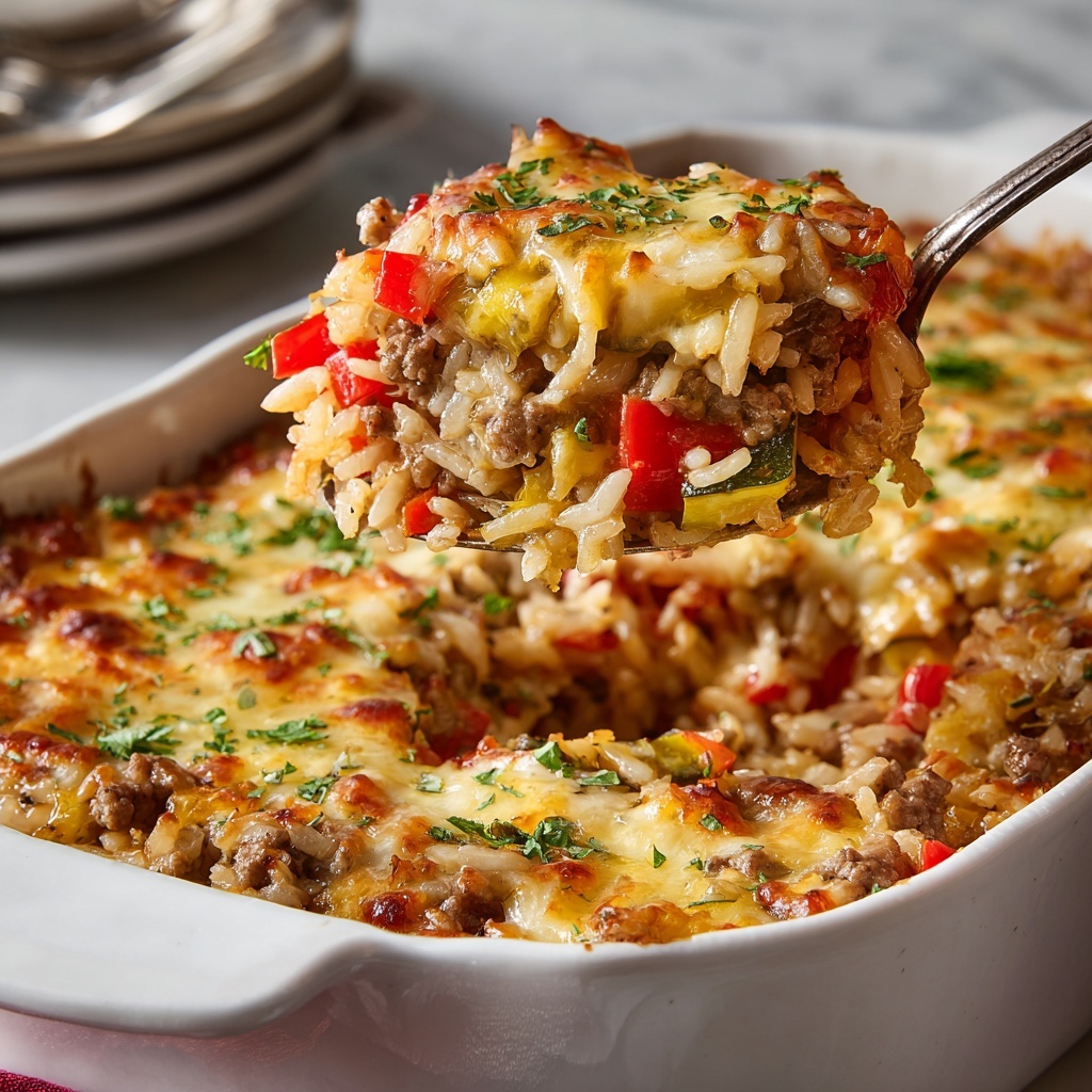 Stuffed Pepper Casserole Recipe - Recipe Image